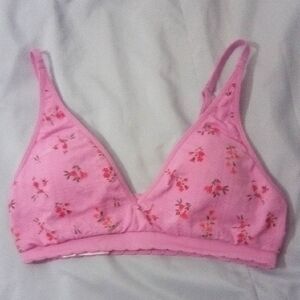 Floral Pink Women's Bralette